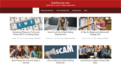 Desktop Screenshot of datenurse.com